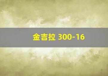 金吉拉 300-16